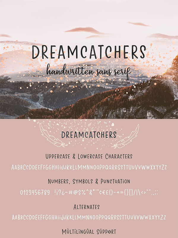 Dreamcatchers | Playful Sans Serif