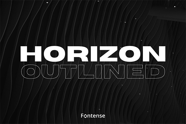Horizon - Wide Sans Serif