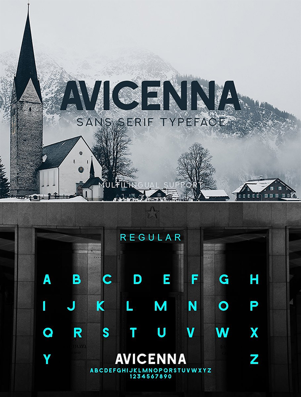 Avicenna Modern Sans Serif Font