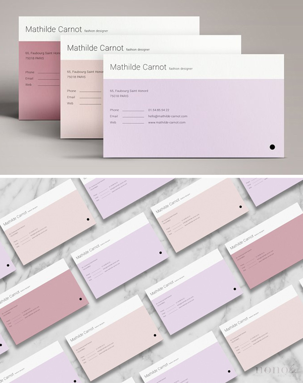 Pastel Business Cards