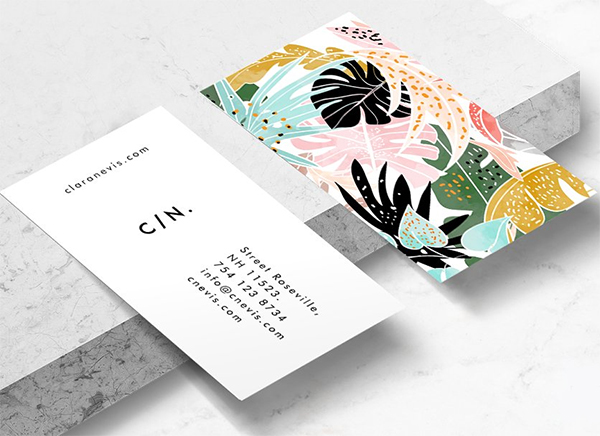 Tropical || Business Card Template