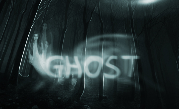 Spooky Ghost Text Effect Photoshop Tutorial