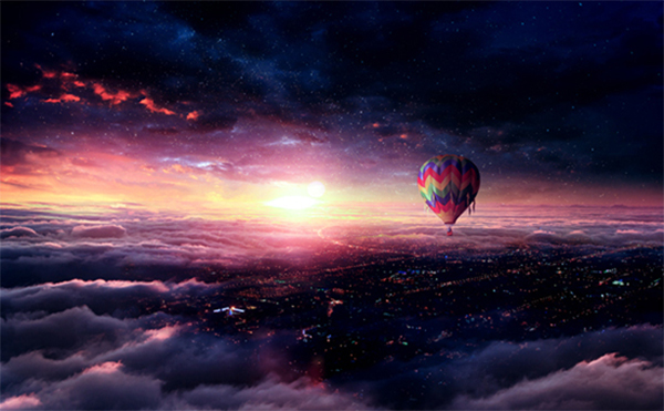 Create Hot Air Balloon Adventure Photo Manipulation in Photoshop
