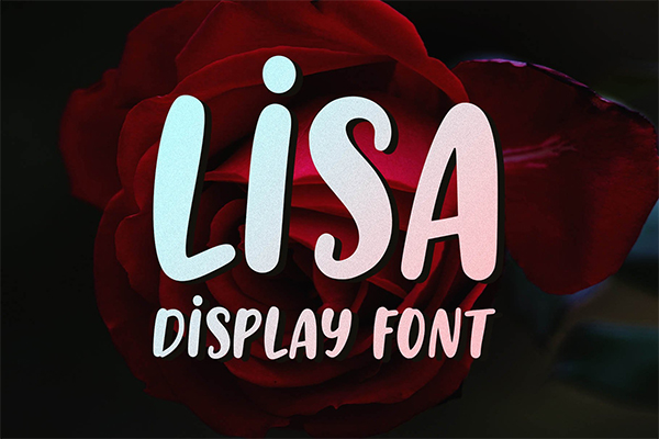 Lisa Display Font
