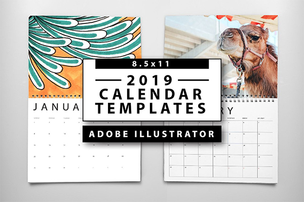 2019 Calendar Templates