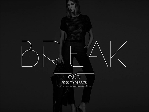 Break Fashion Free Font