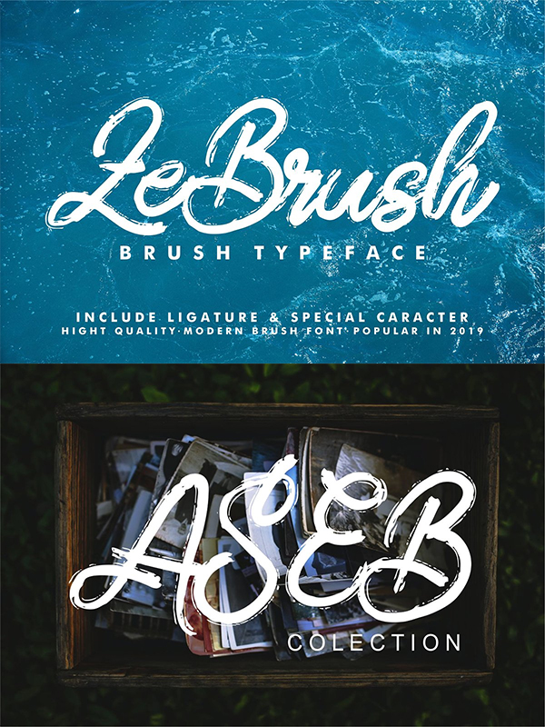 ZeBrush | Brush Script Font