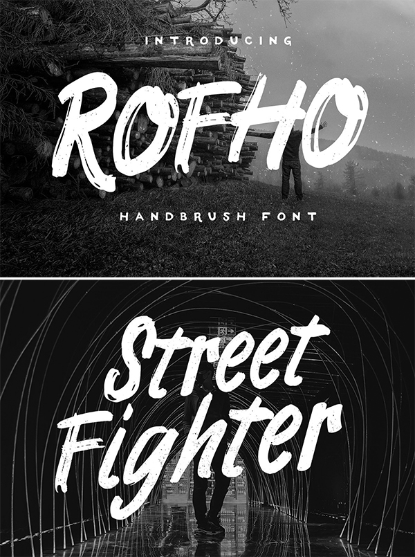 ROFHO Handbrush Font