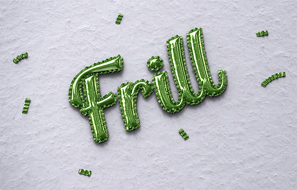 How to Create an Inflated 3D Frilly Text Effect in Adobe Photoshop