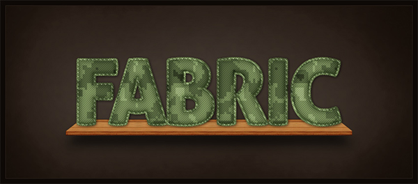 How to Create a Camo Fabric Text Effect in Adobe Photoshop