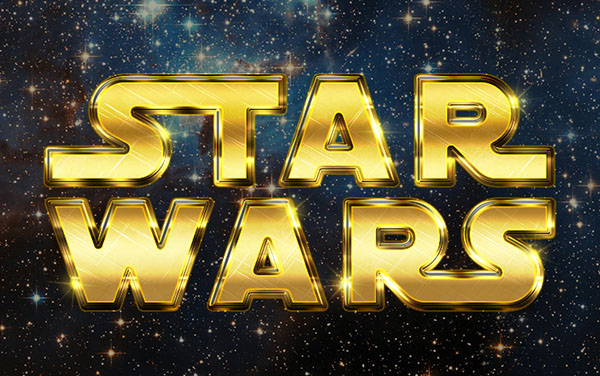 Create a Retro Star Wars Inspired Text Effect in Adobe Photoshop