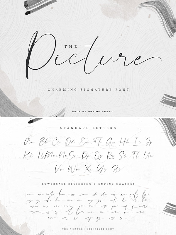 The Picture | Signature Font
