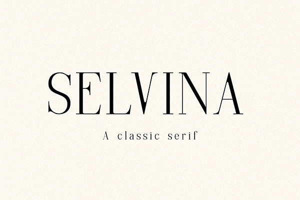 Selvina a Classic Serif Font