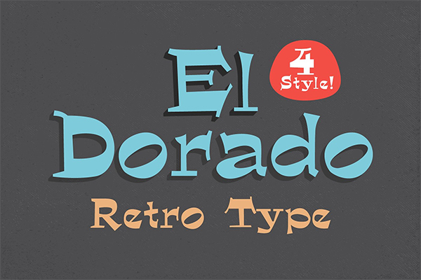 El Dorado - Retro Kids Font
