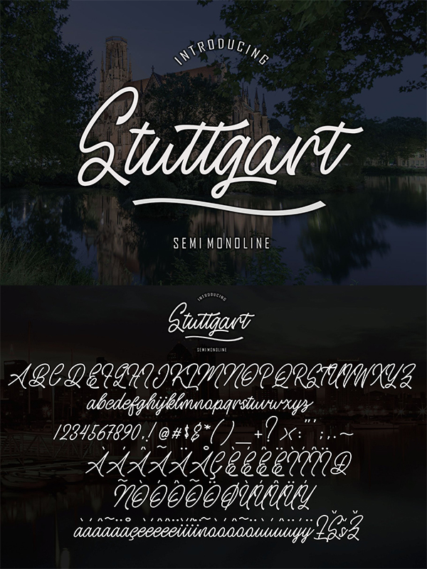 Stuttgart Script Font