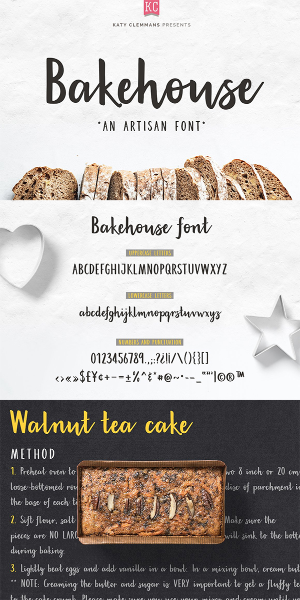 Bakehouse Script Font