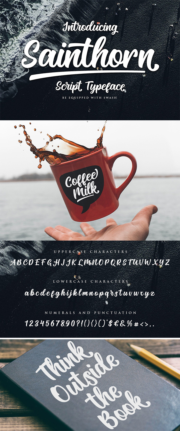 60 Best Brush Fonts For Graphic Designers - 28