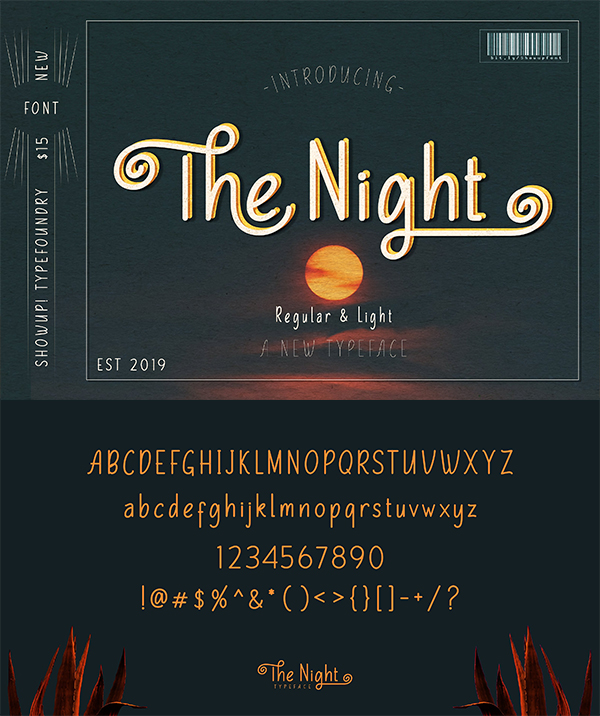 The Night Typeface