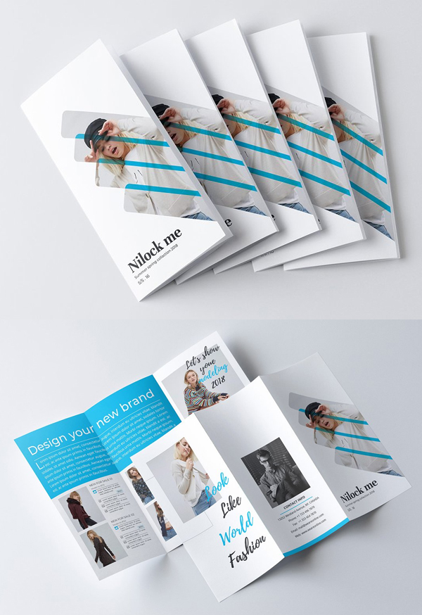 Product Catalog Tri-Fold Brochure