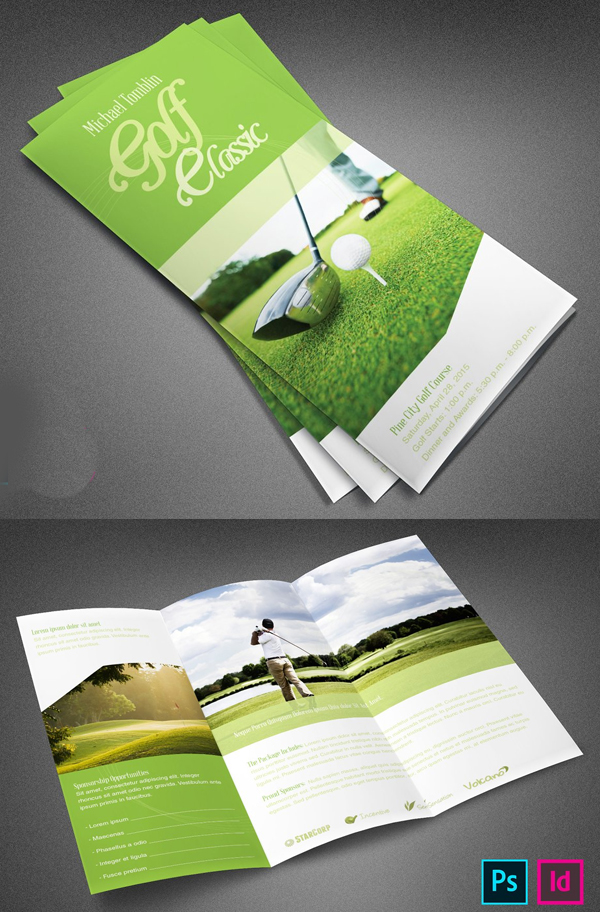 Golf Classic Event Tri-fold Brochure