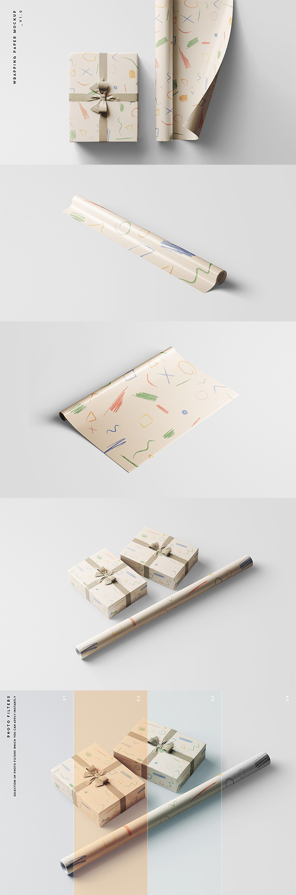 Wrapping Paper Mockup