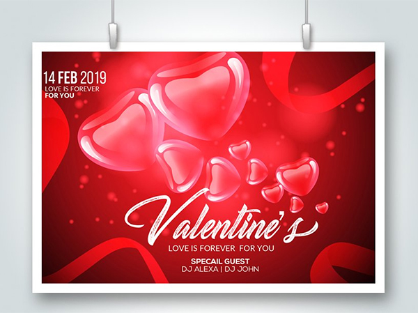 Valentine's Day Psd Flyer Templates