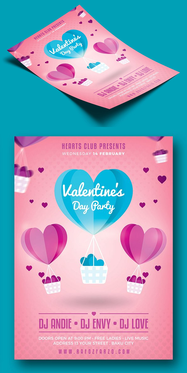 Elegant Valentines Day Flyer