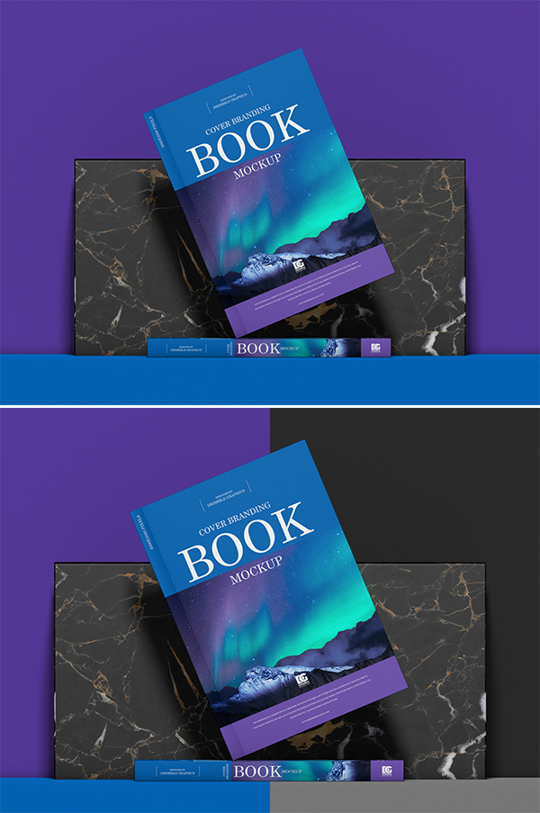 Free Cover Branding Book Mockup