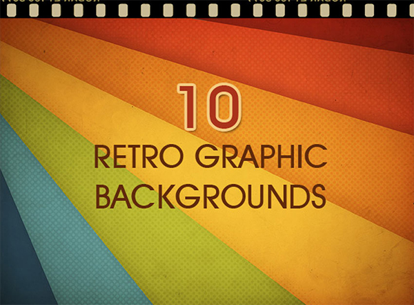 10 Retro Graphic Backgrounds