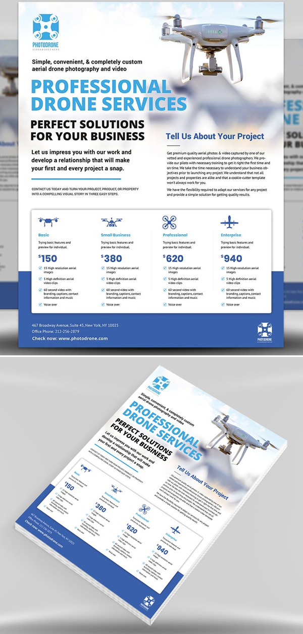 Drone Services Business Flyer