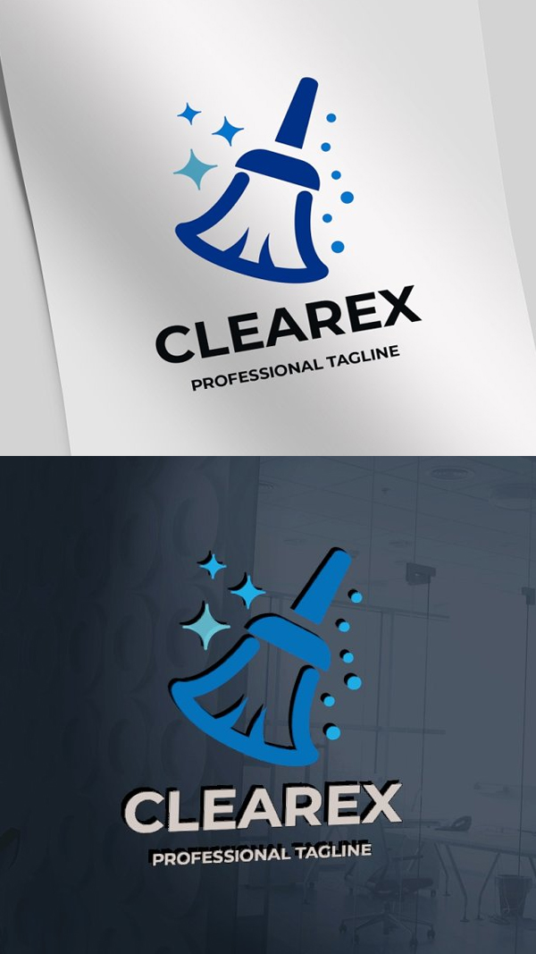 Proffesionel Cleaning Service Logo