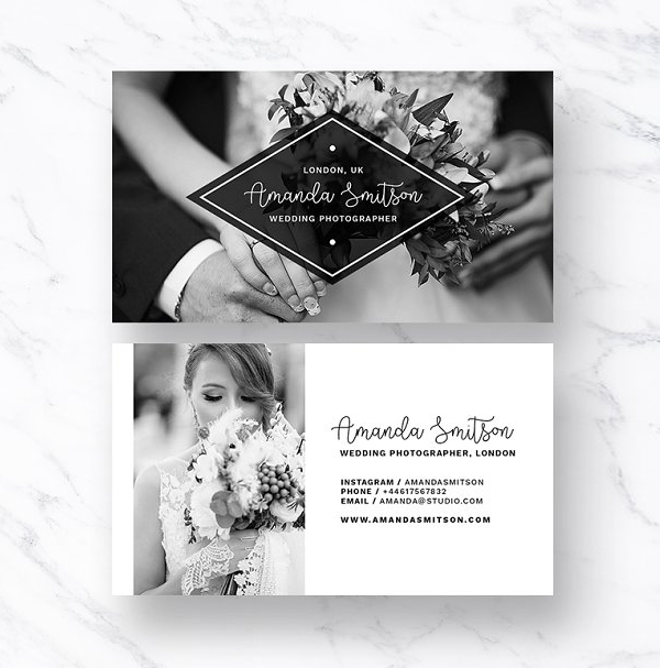 Business Card for Photographer / PSD Template