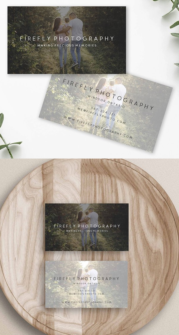 Beautiful Photography Business Card Template