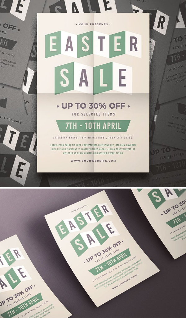 Easter Sale Flyer Template