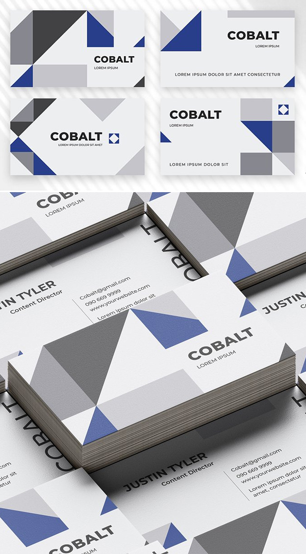 Cobalt - Business Card Template