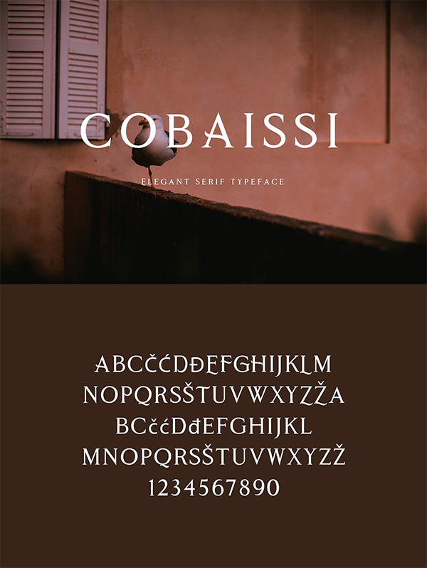 Cobaissi Serif Free Font