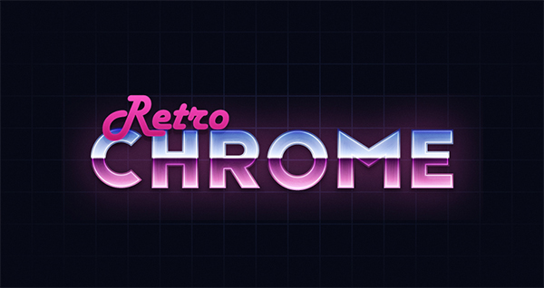 How to Create a Retro Chrome Text Effect in Adobe Illustrator