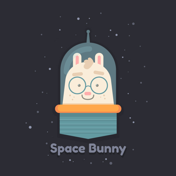 How to Draw a Cartoon Space Bunny in Adobe Illustrator