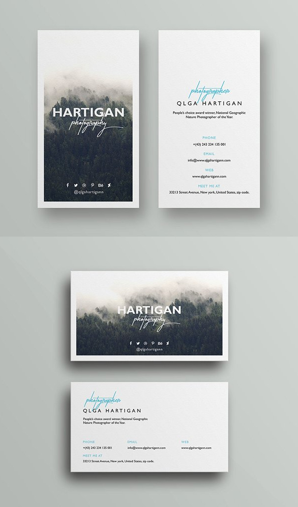 Classy Photography Business Card