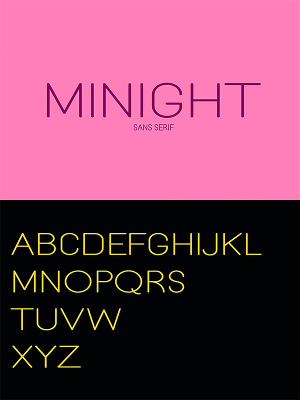 Minight - Sans Serif Font