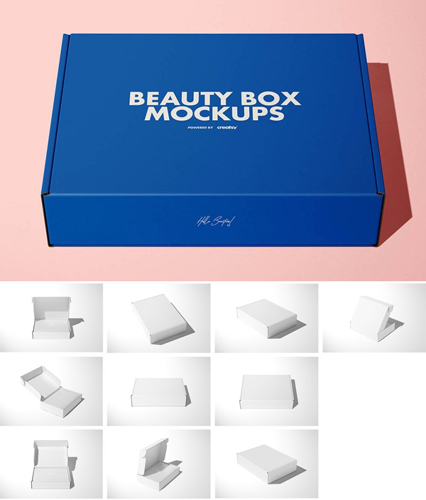 Creative Mailing Box Mockup