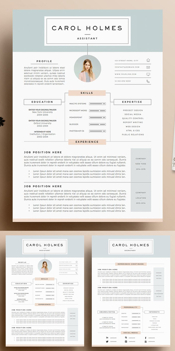 Resume Template 5 pages | Milky Way