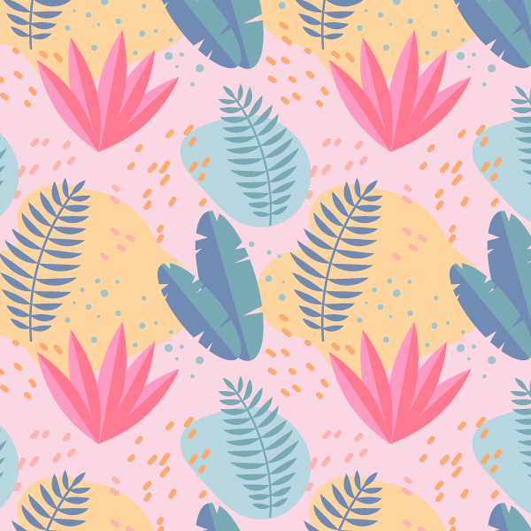 Draw a Tropical Summer Seamless Pattern in Adobe Illustrator
