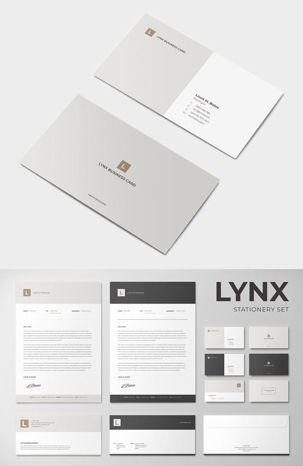 Lynx Publisher Stationery Set