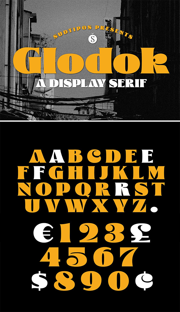 Glodok Display Font