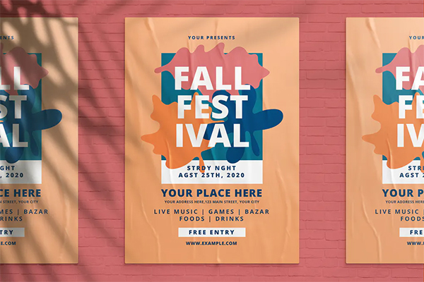 Elegant Fall Festival Flyer