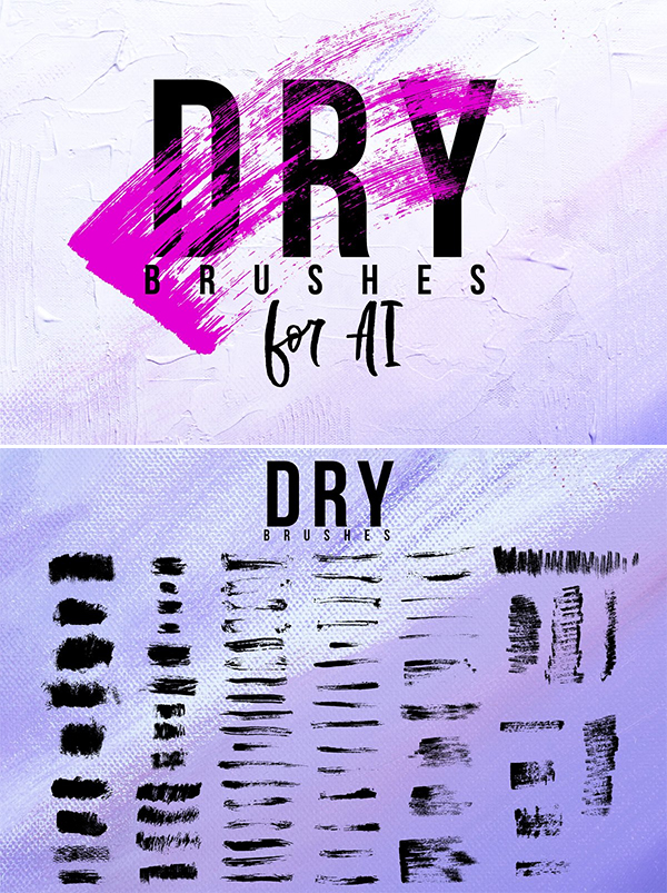 Dry brushes for AI