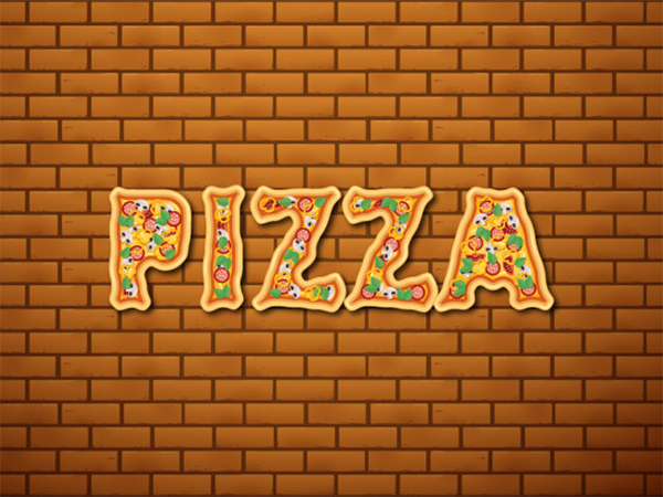 Pizza Text Effect