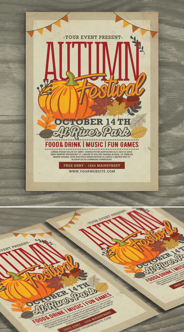 Awesome Autumn Festival Flyer