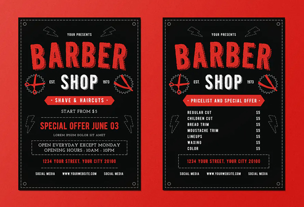 Classic Barber Shop Flyer